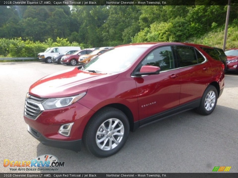 2018 Chevrolet Equinox LT AWD Cajun Red Tintcoat / Jet Black Photo #1