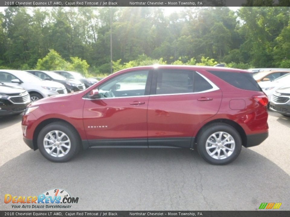2018 Chevrolet Equinox LT AWD Cajun Red Tintcoat / Jet Black Photo #2