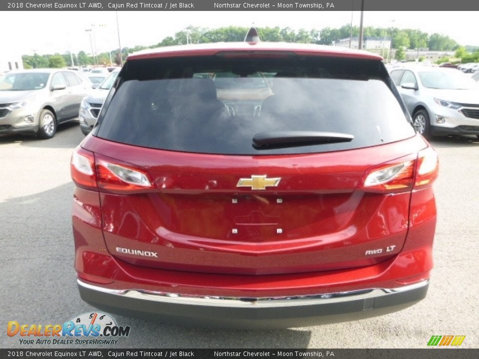 2018 Chevrolet Equinox LT AWD Cajun Red Tintcoat / Jet Black Photo #4