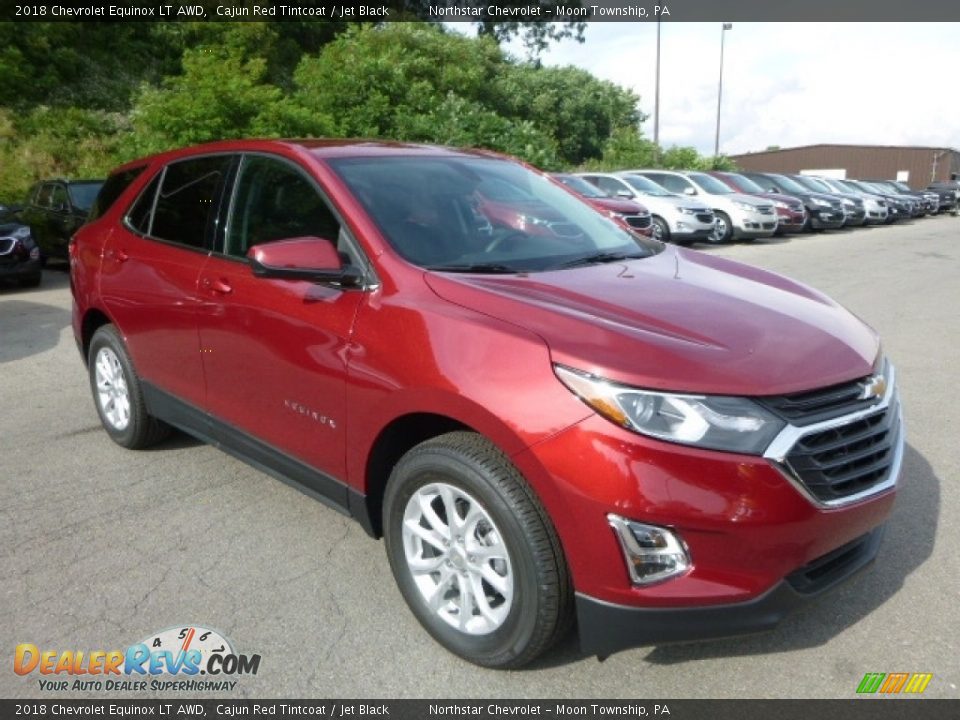 2018 Chevrolet Equinox LT AWD Cajun Red Tintcoat / Jet Black Photo #7