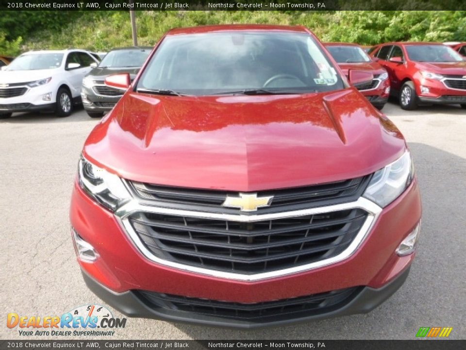 2018 Chevrolet Equinox LT AWD Cajun Red Tintcoat / Jet Black Photo #8