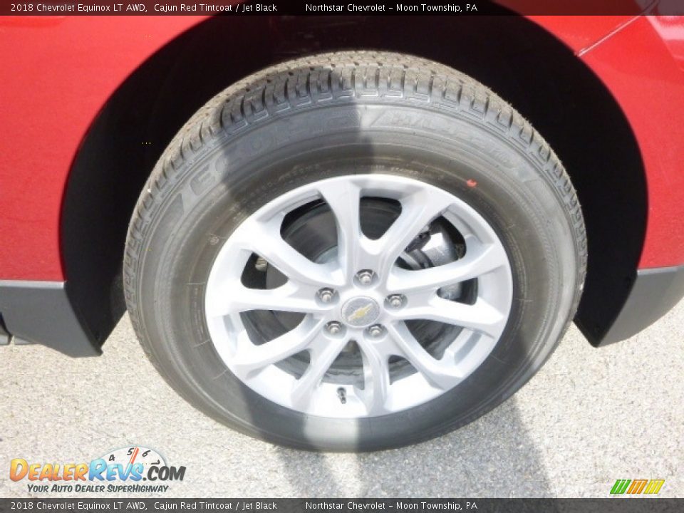 2018 Chevrolet Equinox LT AWD Cajun Red Tintcoat / Jet Black Photo #9