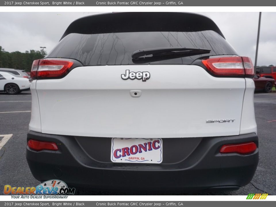 2017 Jeep Cherokee Sport Bright White / Black Photo #6
