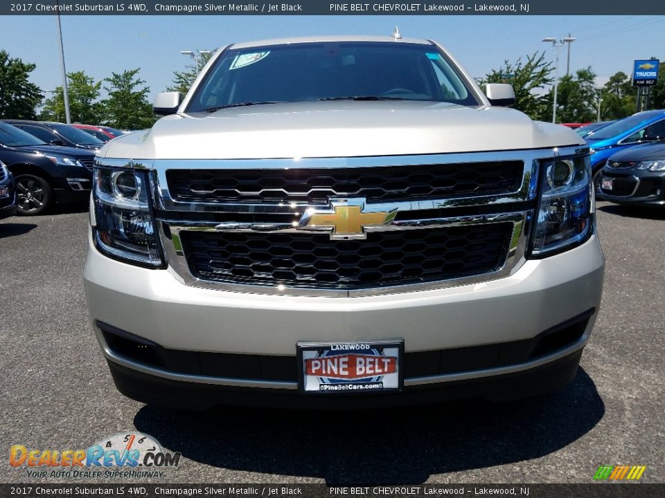 2017 Chevrolet Suburban LS 4WD Champagne Silver Metallic / Jet Black Photo #2