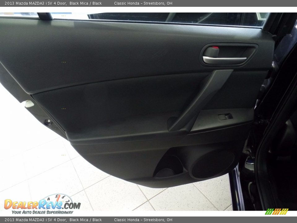 2013 Mazda MAZDA3 i SV 4 Door Black Mica / Black Photo #22
