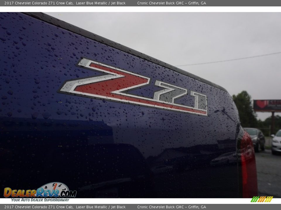 2017 Chevrolet Colorado Z71 Crew Cab Laser Blue Metallic / Jet Black Photo #12