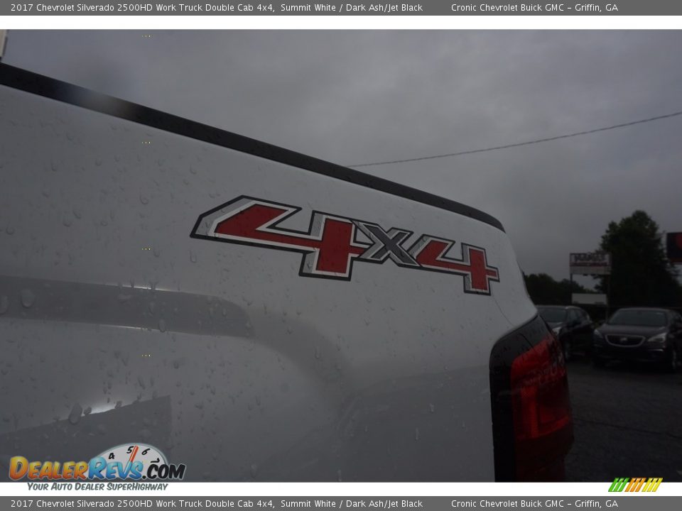 2017 Chevrolet Silverado 2500HD Work Truck Double Cab 4x4 Summit White / Dark Ash/Jet Black Photo #12