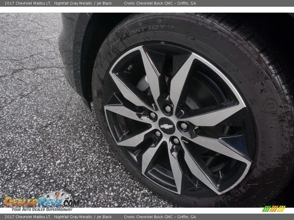 2017 Chevrolet Malibu LT Nightfall Gray Metallic / Jet Black Photo #11