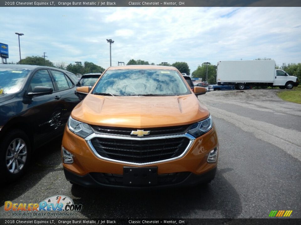 2018 Chevrolet Equinox LT Orange Burst Metallic / Jet Black Photo #2
