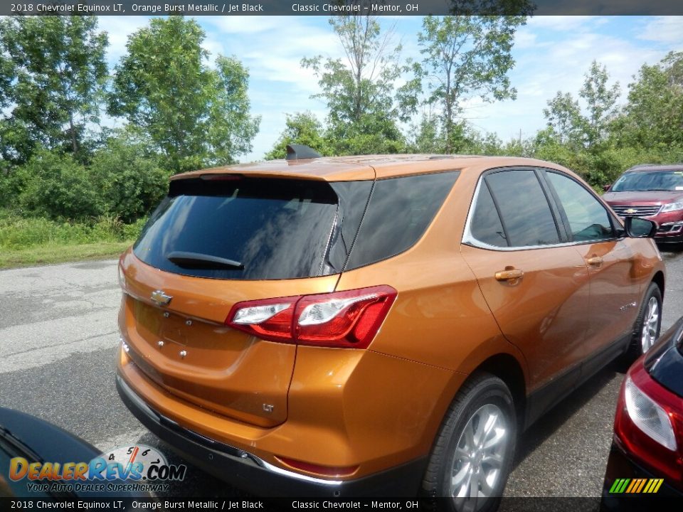 2018 Chevrolet Equinox LT Orange Burst Metallic / Jet Black Photo #4