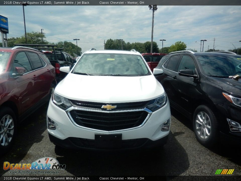 2018 Chevrolet Equinox LT AWD Summit White / Jet Black Photo #2