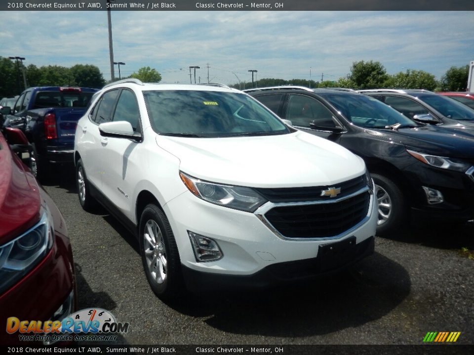2018 Chevrolet Equinox LT AWD Summit White / Jet Black Photo #3