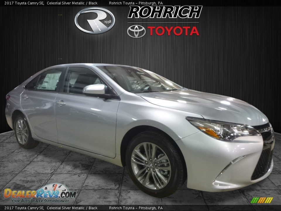 2017 Toyota Camry SE Celestial Silver Metallic / Black Photo #1