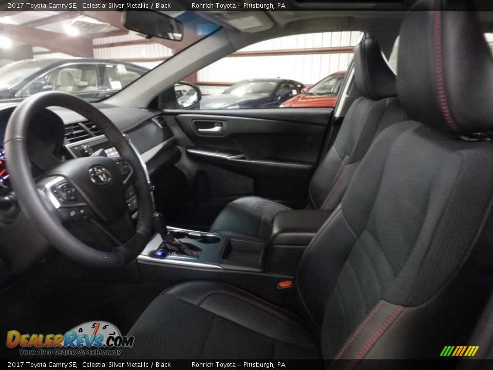 2017 Toyota Camry SE Celestial Silver Metallic / Black Photo #6