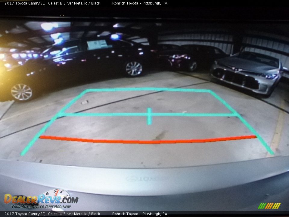 2017 Toyota Camry SE Celestial Silver Metallic / Black Photo #13