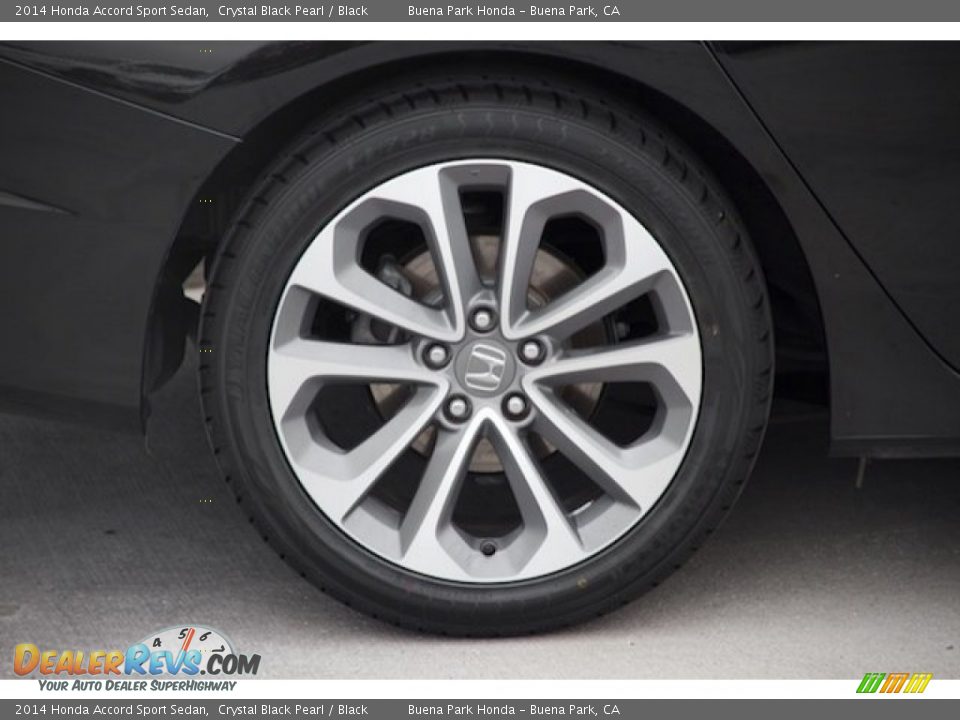 2014 Honda Accord Sport Sedan Crystal Black Pearl / Black Photo #28