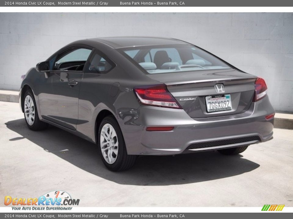 2014 Honda Civic LX Coupe Modern Steel Metallic / Gray Photo #2