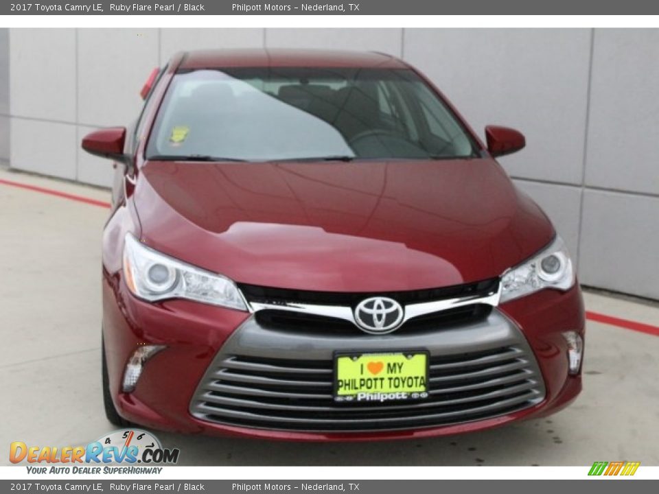 2017 Toyota Camry LE Ruby Flare Pearl / Black Photo #2