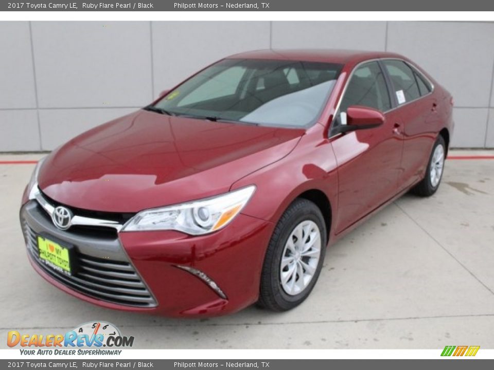2017 Toyota Camry LE Ruby Flare Pearl / Black Photo #3