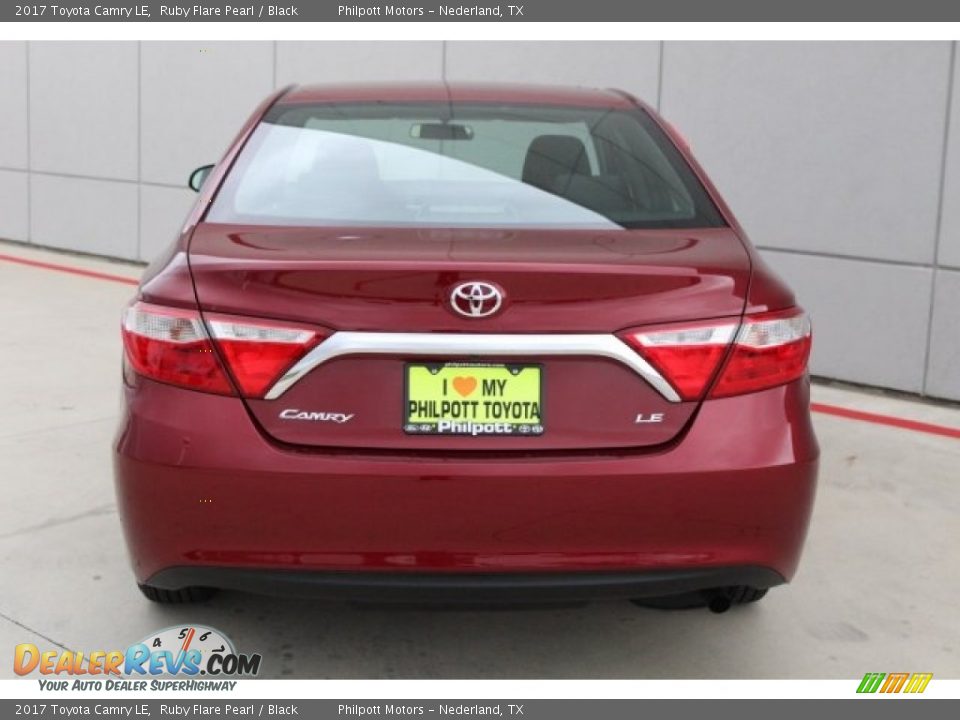 2017 Toyota Camry LE Ruby Flare Pearl / Black Photo #6