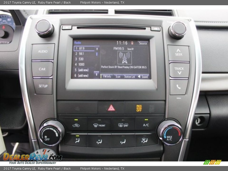 2017 Toyota Camry LE Ruby Flare Pearl / Black Photo #12