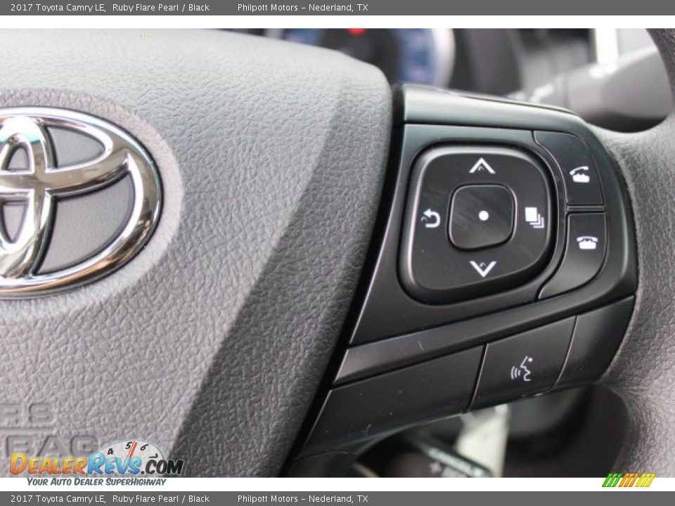 2017 Toyota Camry LE Ruby Flare Pearl / Black Photo #15