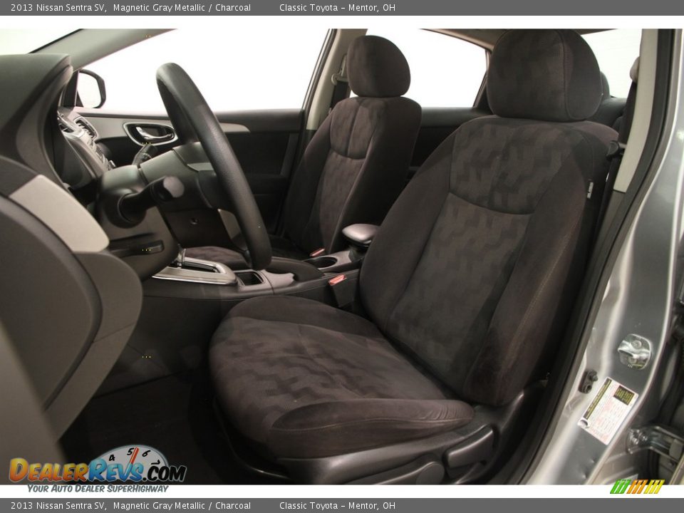 2013 Nissan Sentra SV Magnetic Gray Metallic / Charcoal Photo #6