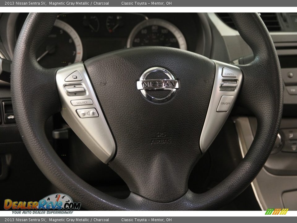 2013 Nissan Sentra SV Magnetic Gray Metallic / Charcoal Photo #7