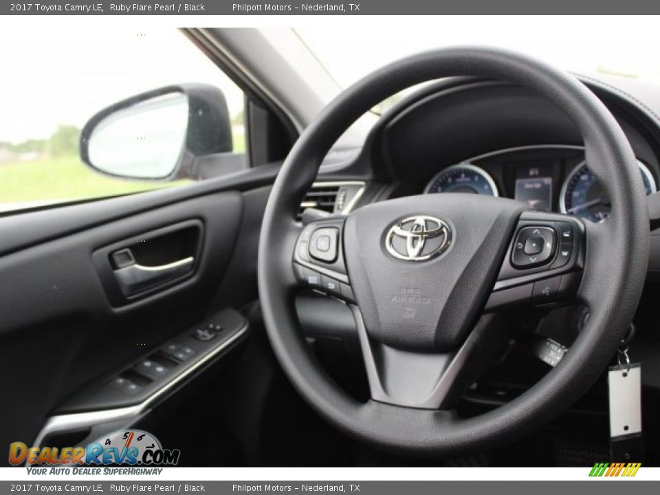 2017 Toyota Camry LE Ruby Flare Pearl / Black Photo #22