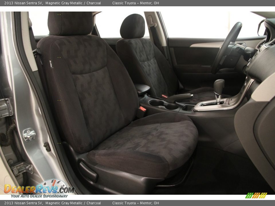 2013 Nissan Sentra SV Magnetic Gray Metallic / Charcoal Photo #12