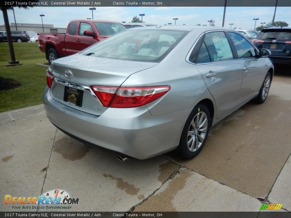 2017 Toyota Camry XLE Celestial Silver Metallic / Ash Photo #2