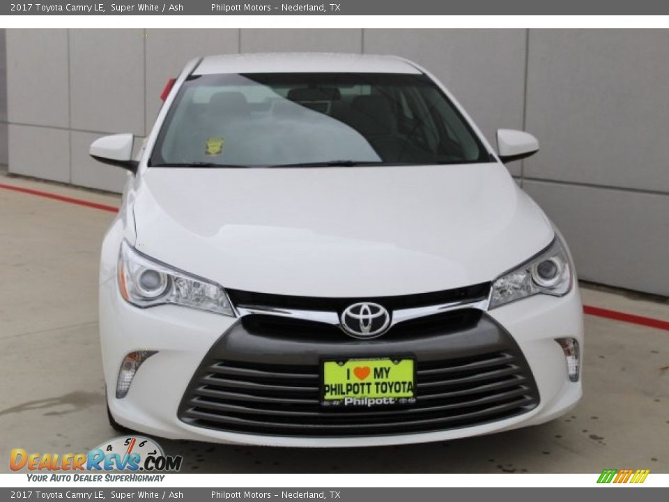 2017 Toyota Camry LE Super White / Ash Photo #2