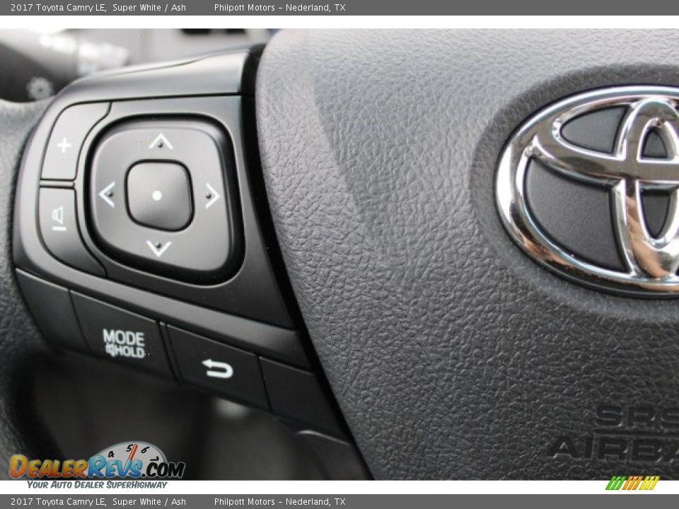 2017 Toyota Camry LE Super White / Ash Photo #14