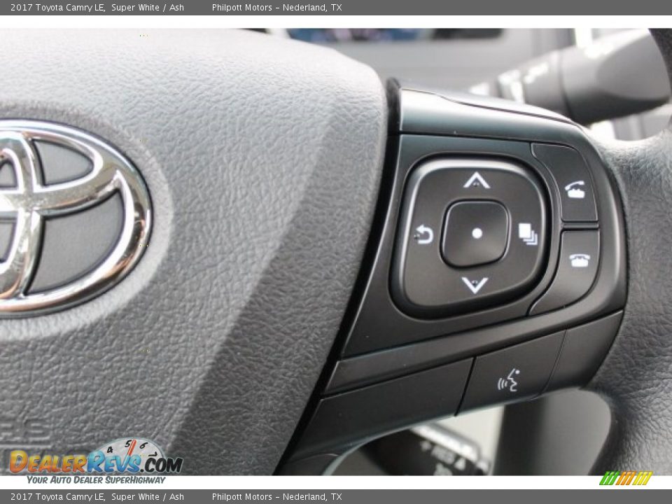 2017 Toyota Camry LE Super White / Ash Photo #15