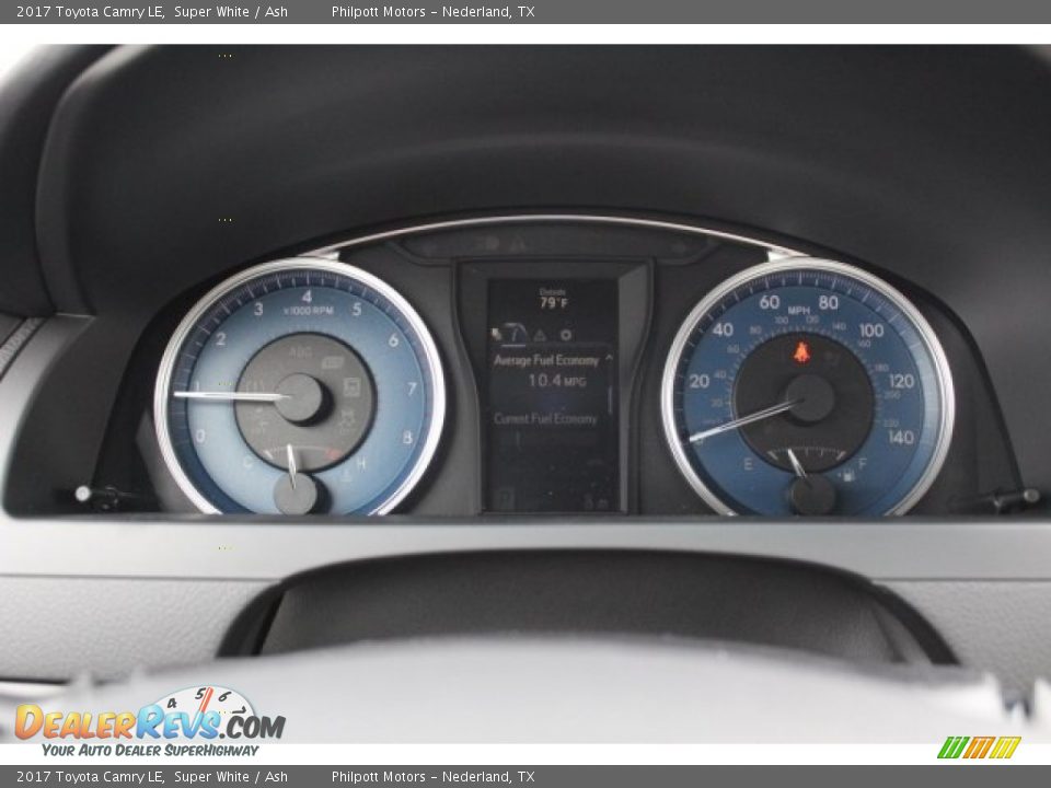 2017 Toyota Camry LE Super White / Ash Photo #17