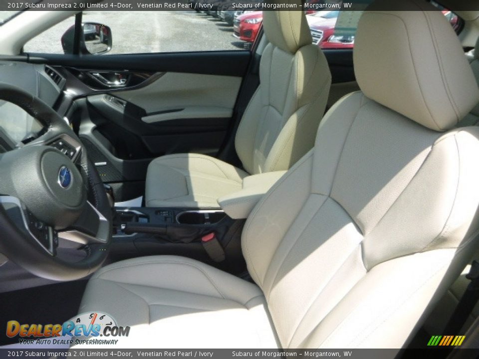 2017 Subaru Impreza 2.0i Limited 4-Door Venetian Red Pearl / Ivory Photo #11