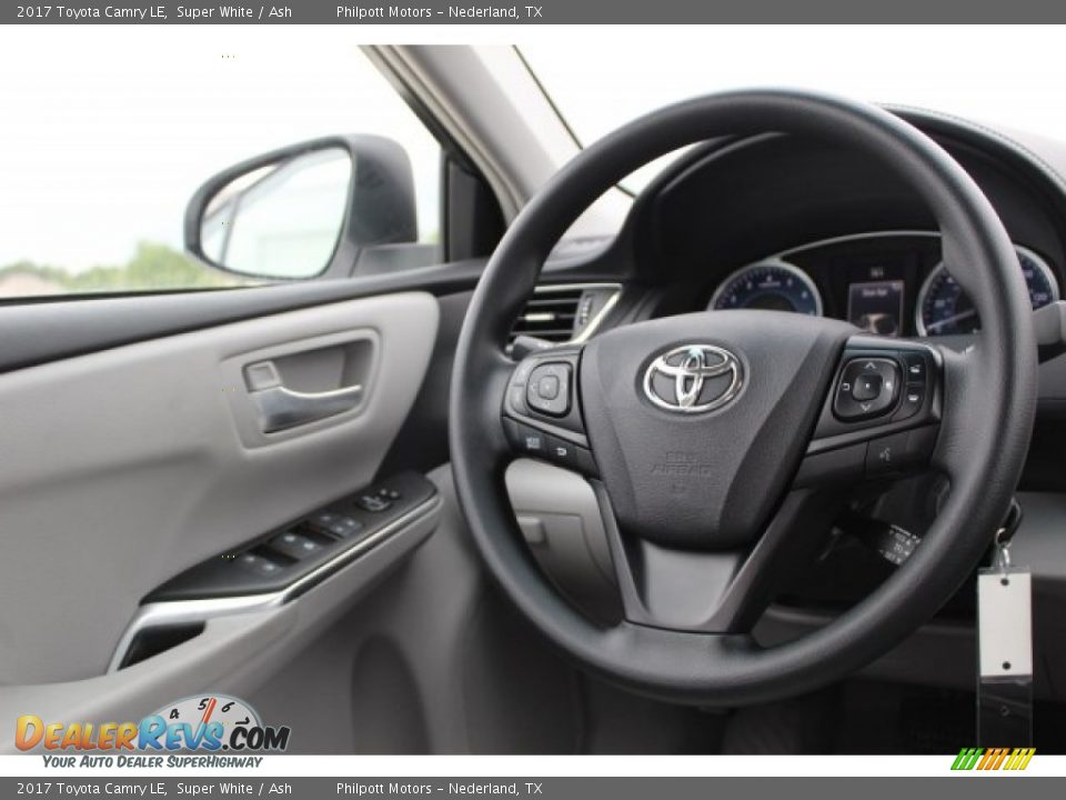 2017 Toyota Camry LE Super White / Ash Photo #22