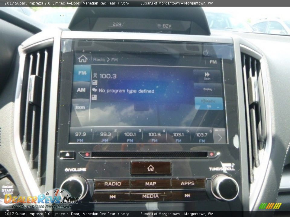 2017 Subaru Impreza 2.0i Limited 4-Door Venetian Red Pearl / Ivory Photo #15