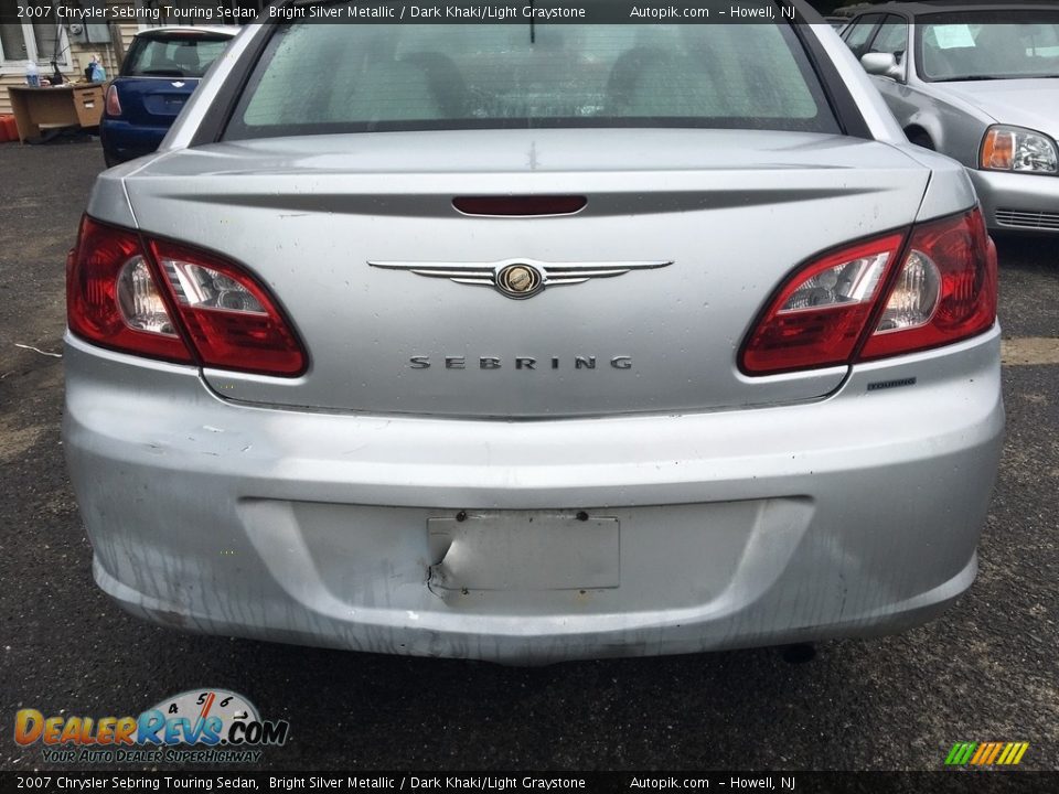2007 Chrysler Sebring Touring Sedan Bright Silver Metallic / Dark Khaki/Light Graystone Photo #5