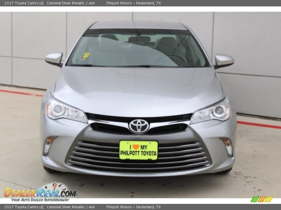2017 Toyota Camry LE Celestial Silver Metallic / Ash Photo #2