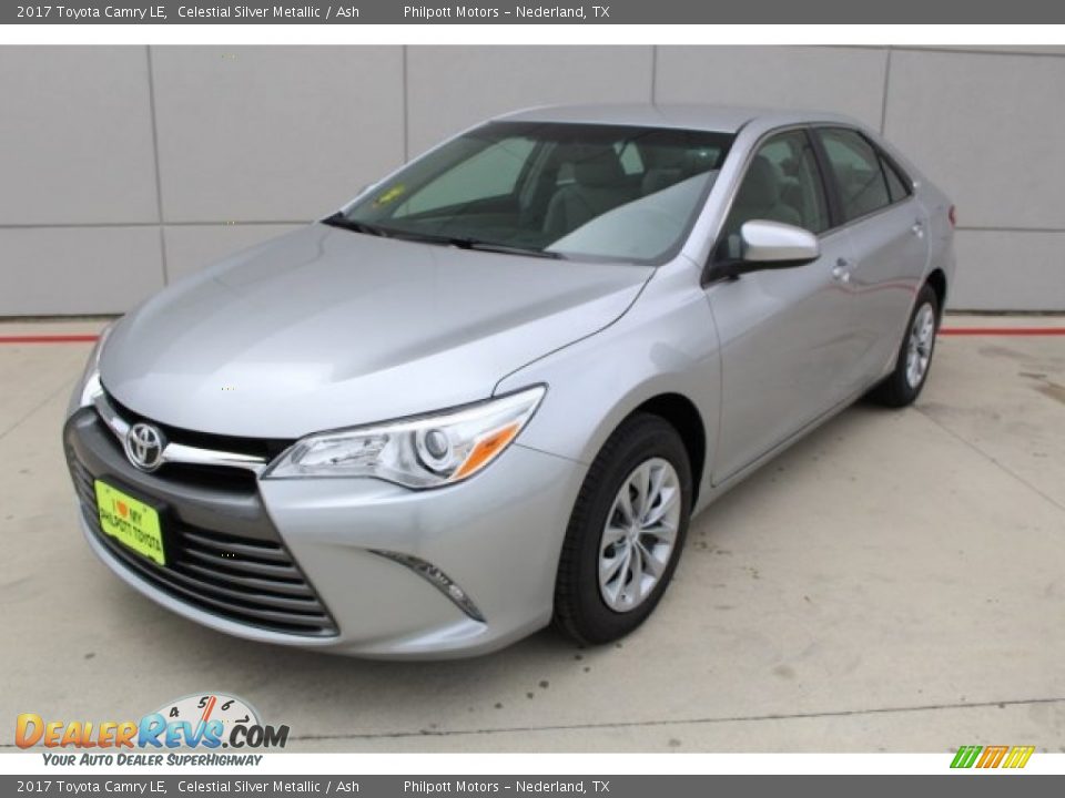 2017 Toyota Camry LE Celestial Silver Metallic / Ash Photo #3