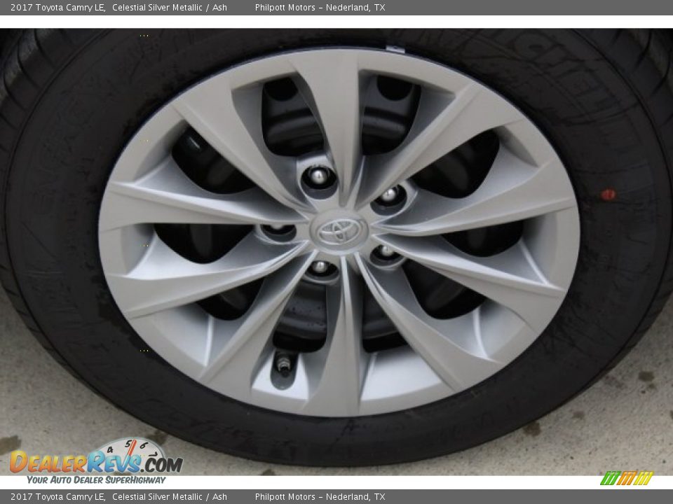 2017 Toyota Camry LE Celestial Silver Metallic / Ash Photo #4
