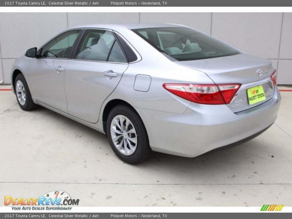 2017 Toyota Camry LE Celestial Silver Metallic / Ash Photo #5
