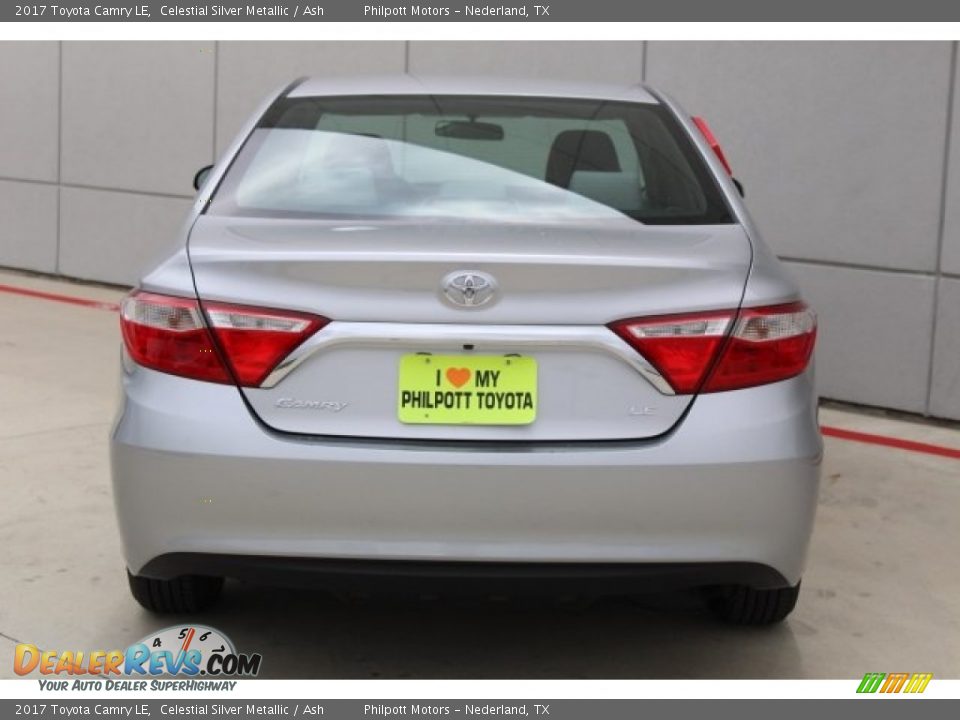 2017 Toyota Camry LE Celestial Silver Metallic / Ash Photo #6