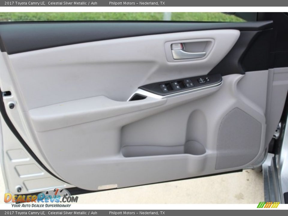 2017 Toyota Camry LE Celestial Silver Metallic / Ash Photo #7
