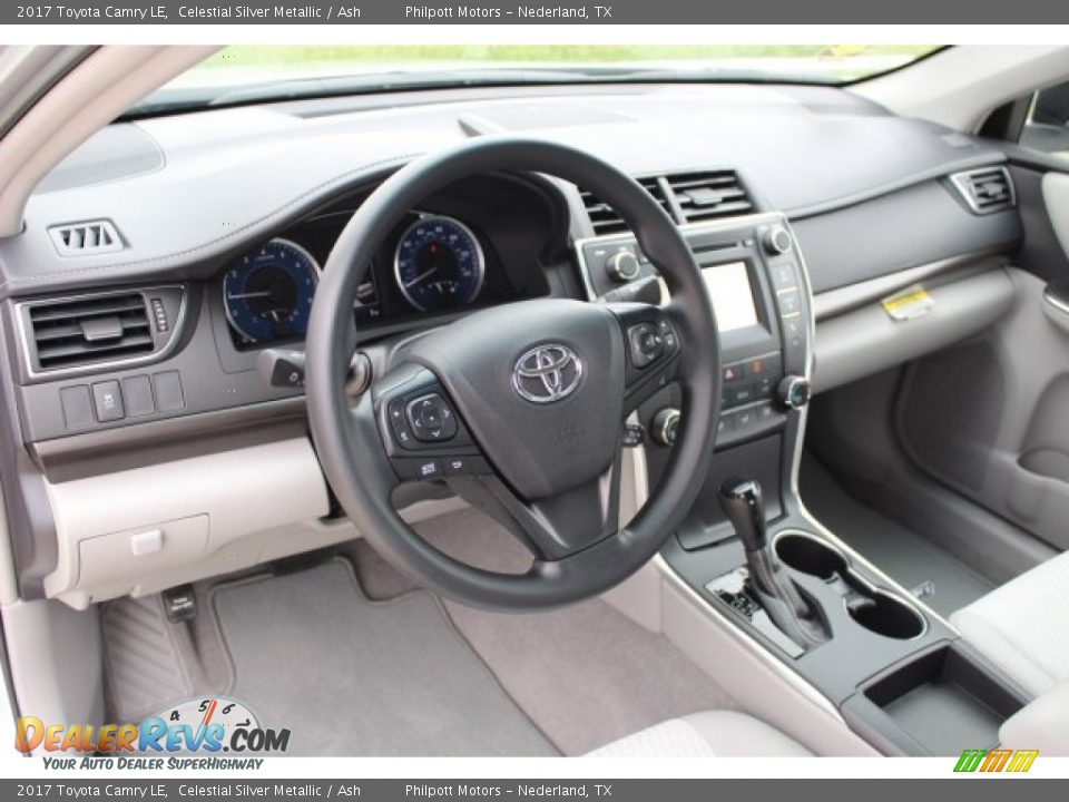 2017 Toyota Camry LE Celestial Silver Metallic / Ash Photo #8