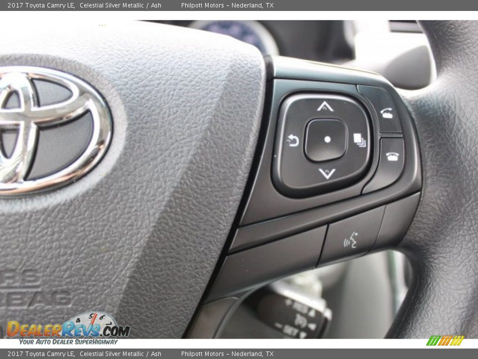 2017 Toyota Camry LE Celestial Silver Metallic / Ash Photo #15