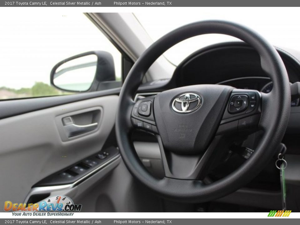 2017 Toyota Camry LE Celestial Silver Metallic / Ash Photo #22