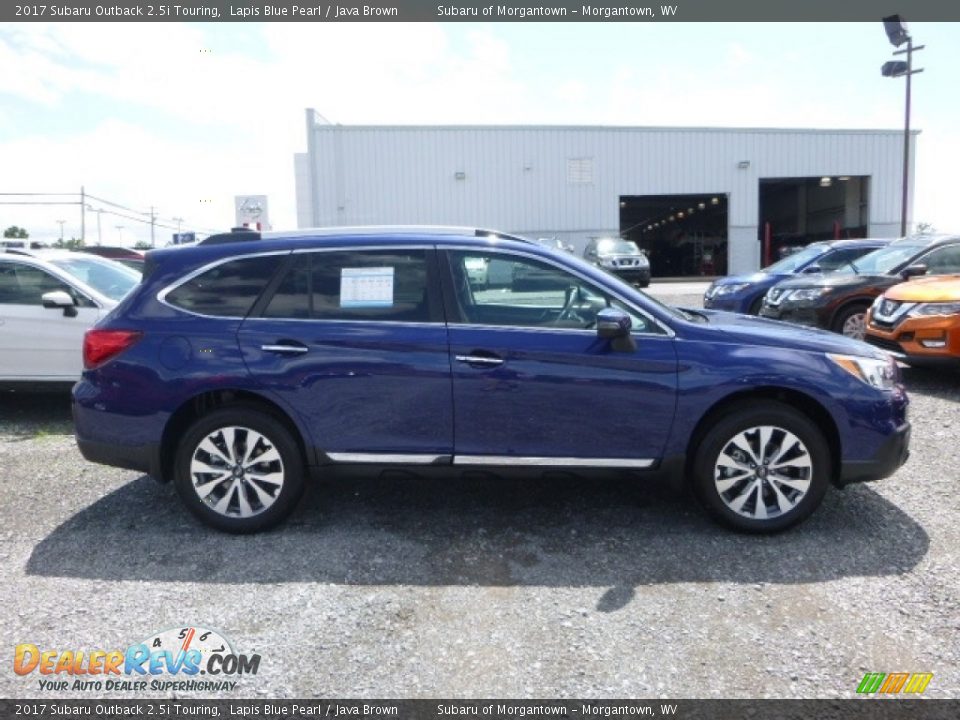 2017 Subaru Outback 2.5i Touring Lapis Blue Pearl / Java Brown Photo #3