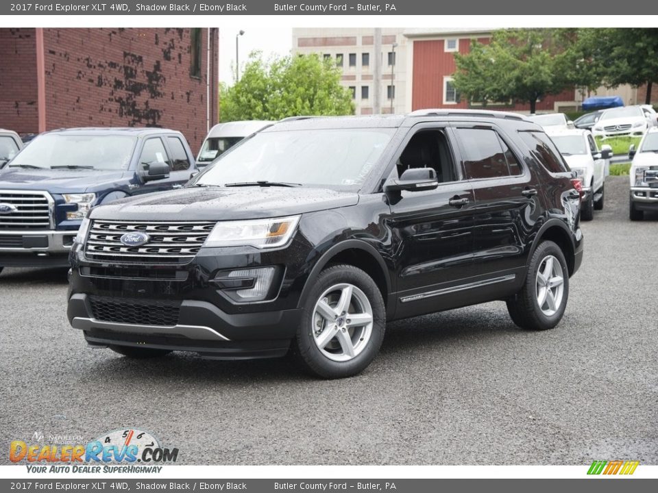 2017 Ford Explorer XLT 4WD Shadow Black / Ebony Black Photo #1